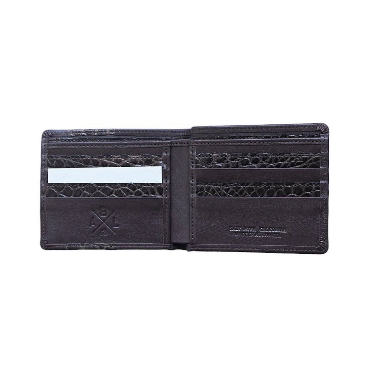 Men's Wallet Classic- Crocodile Feature