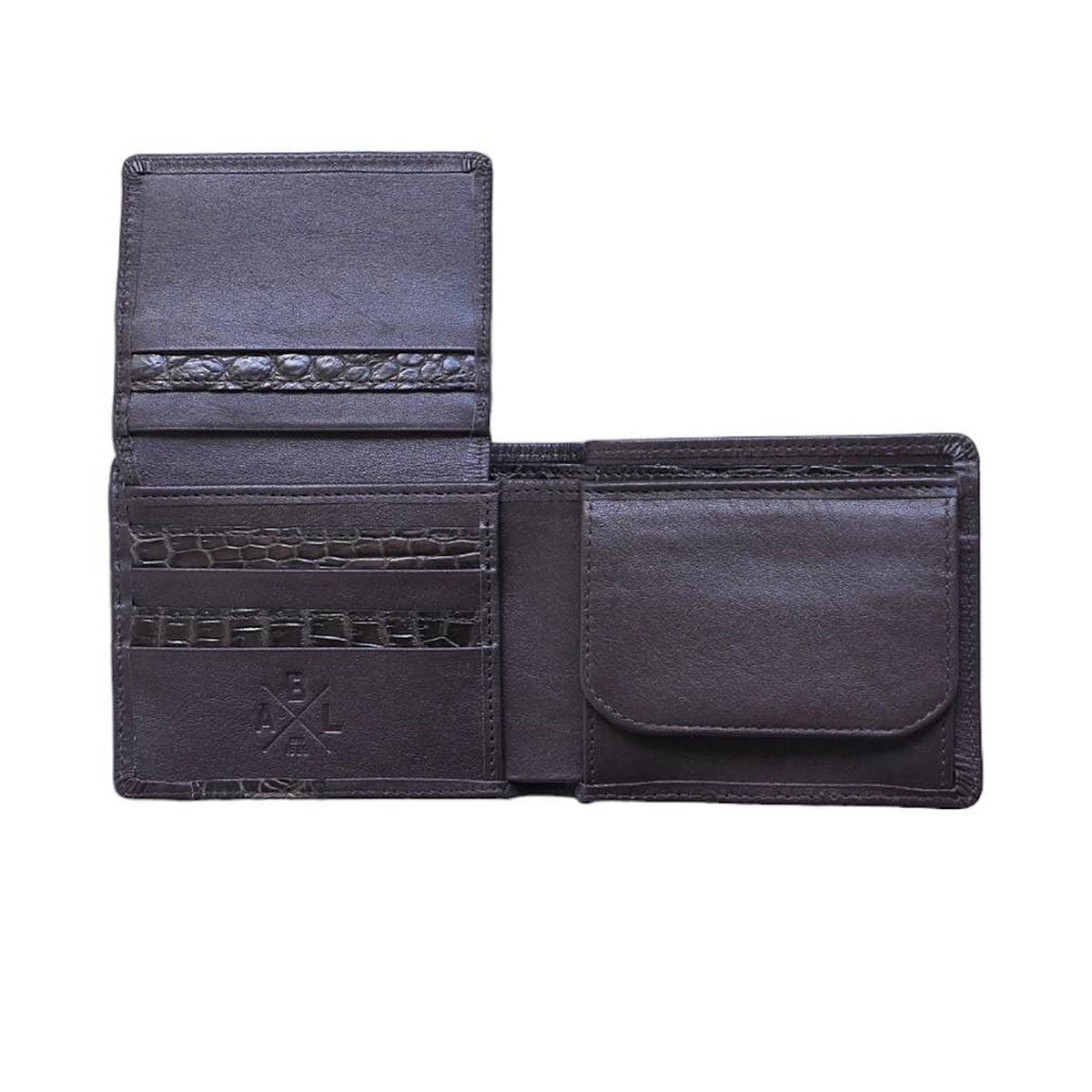 Men's Wallet Deluxe- Crocodile Feature