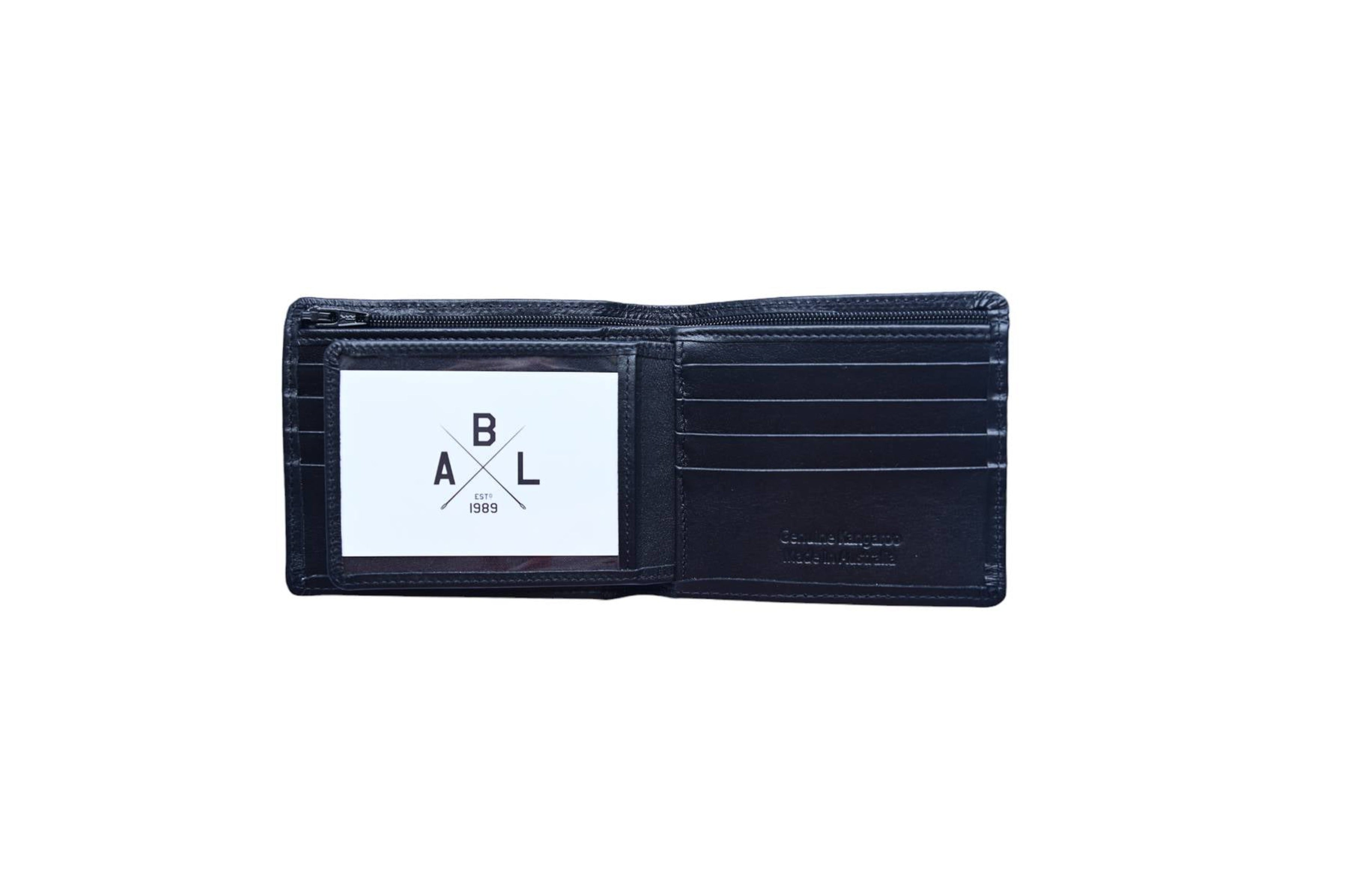 Men's Zip Wallet -Kangaroo