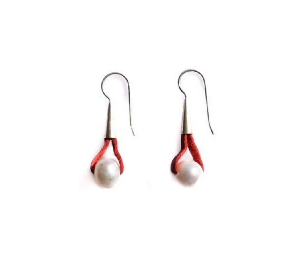 Laced Pearl Earrings