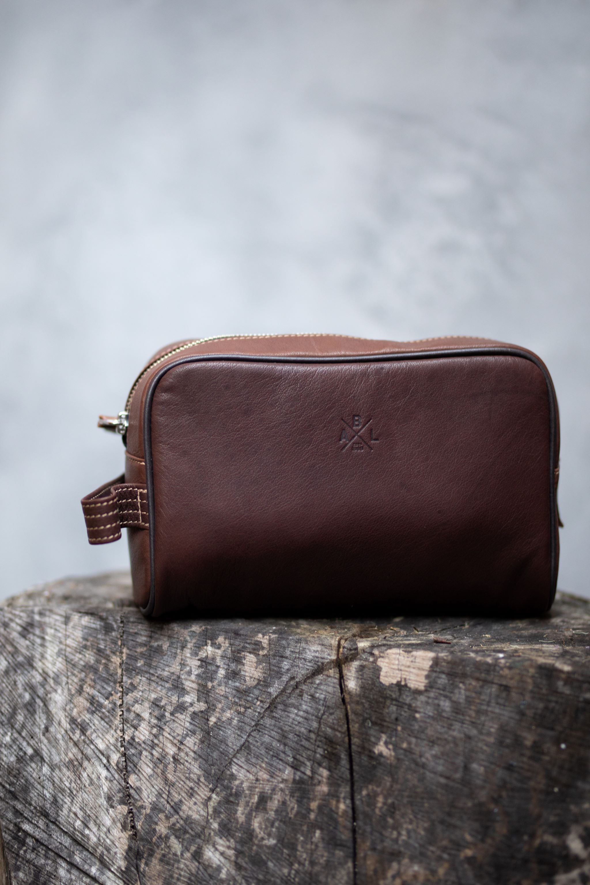 Toiletry Bag - Kangaroo and cowhide