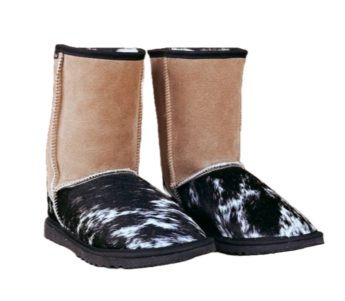 3/4 Classic Ugg Boot - Rawhide Black and White