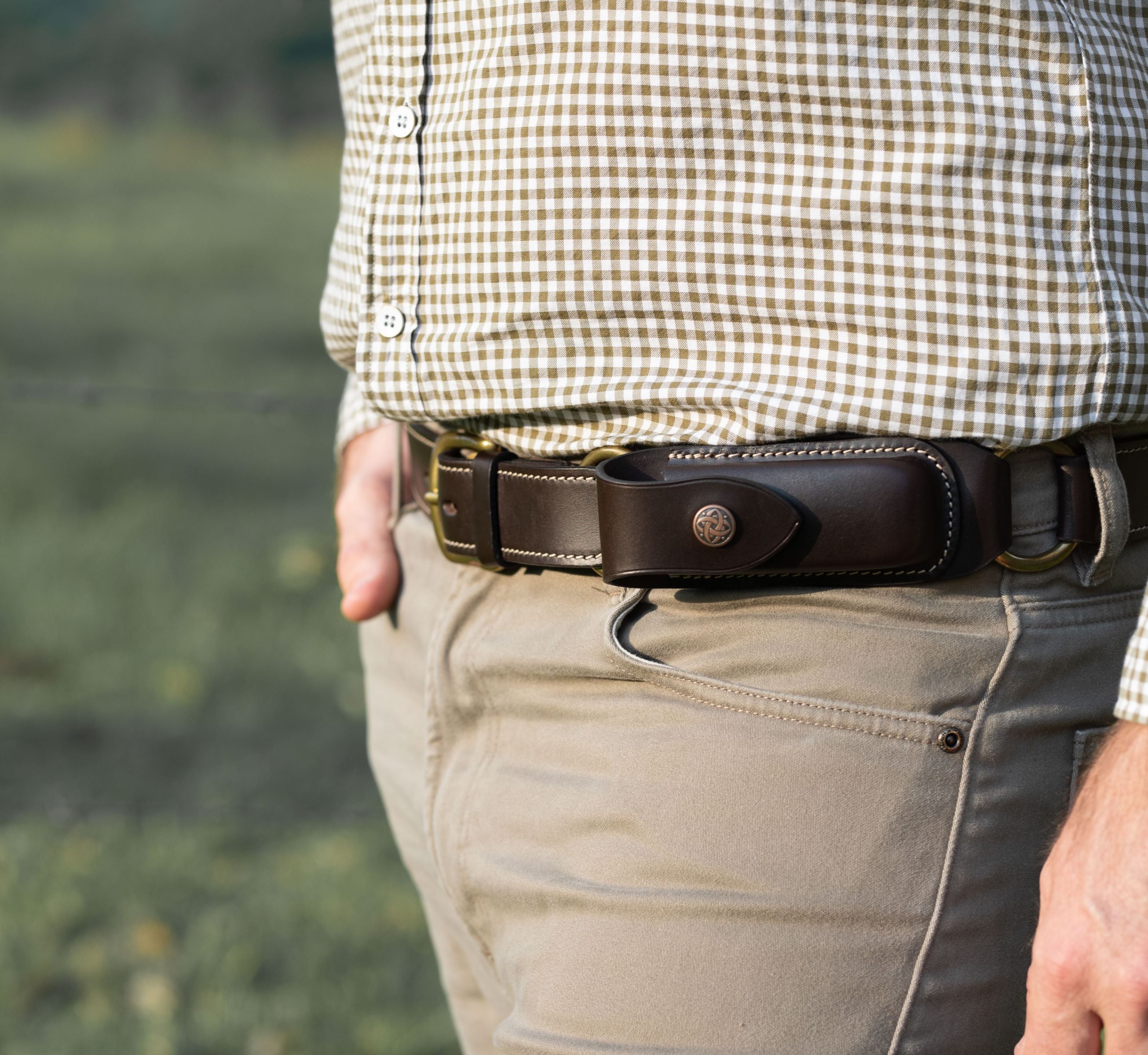 Hobble Belt with Leatherman Pouch-Small
