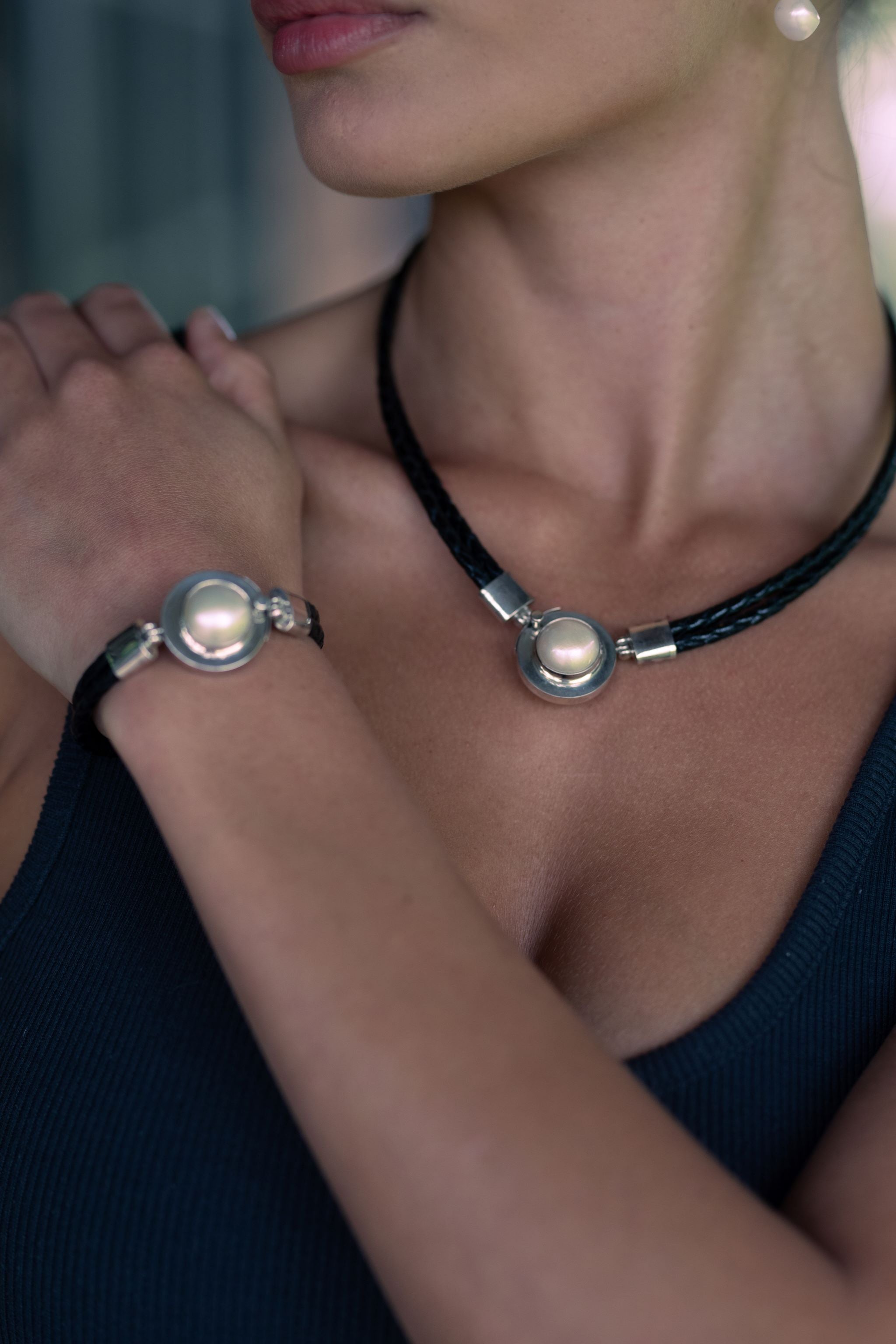Double Plaited South Sea Pearl Bracelet