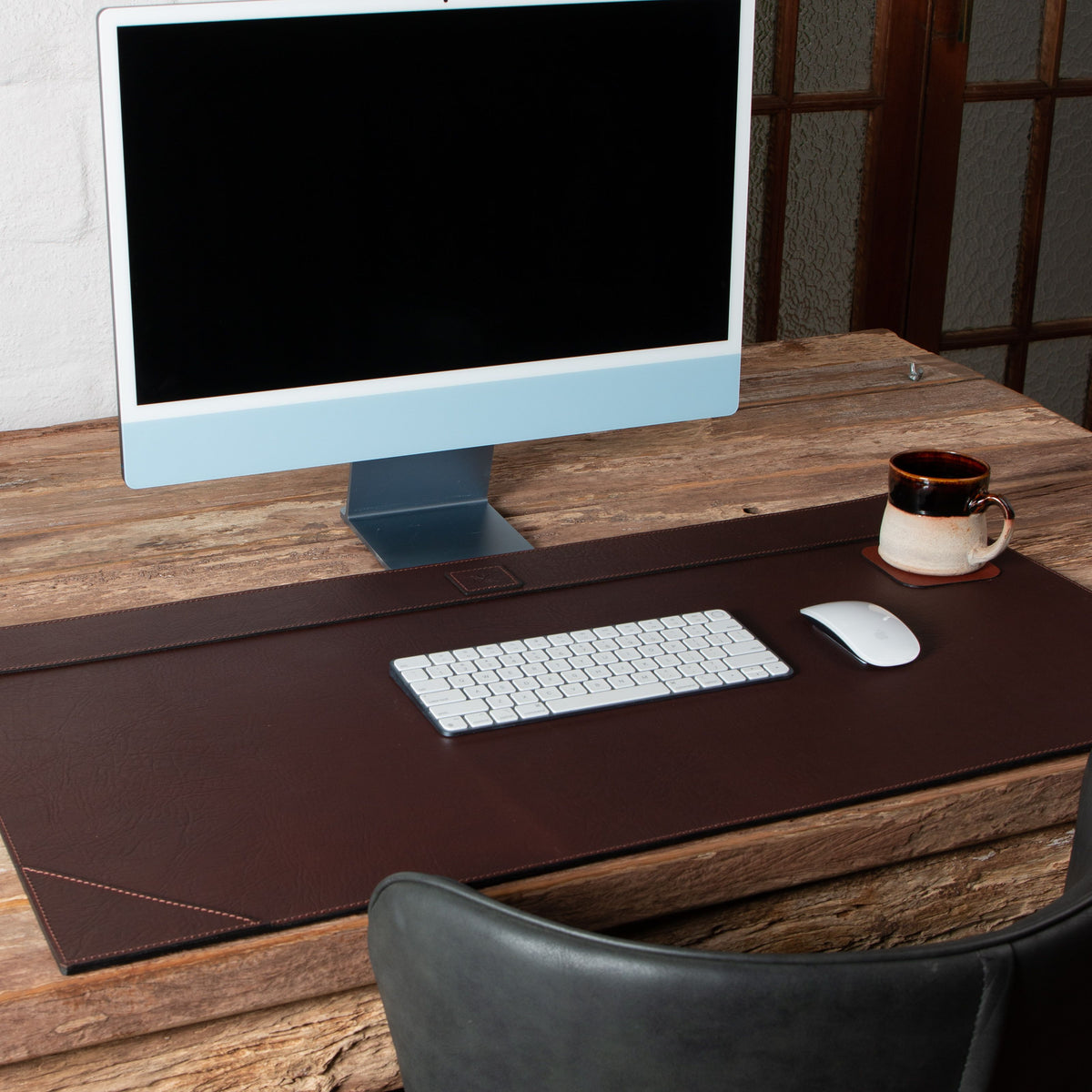 Genuine Leather Desk Pad Large