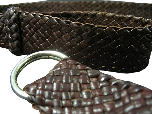 Hand Plaited Kangaroo Leather Belt