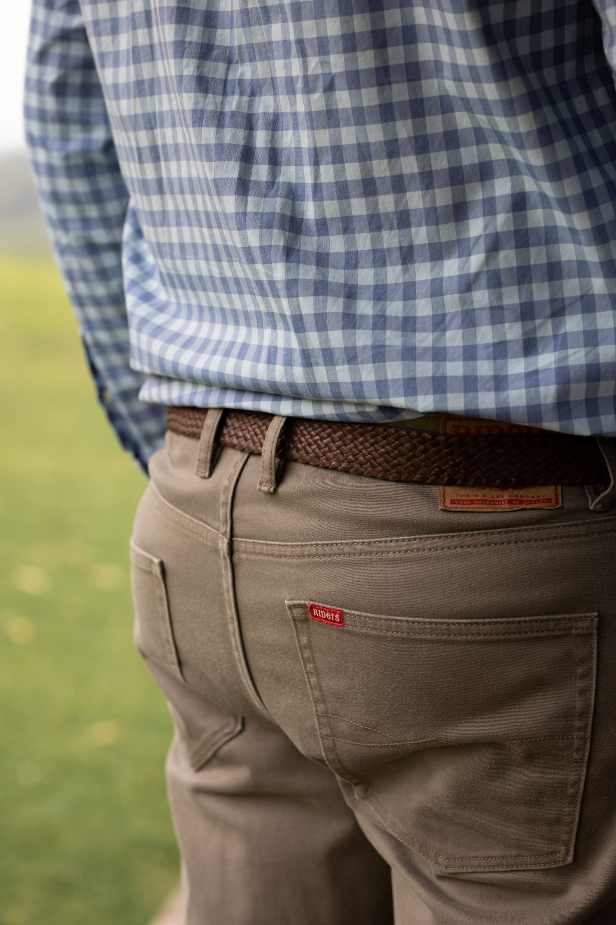 Hand Plaited Kangaroo Leather Belt