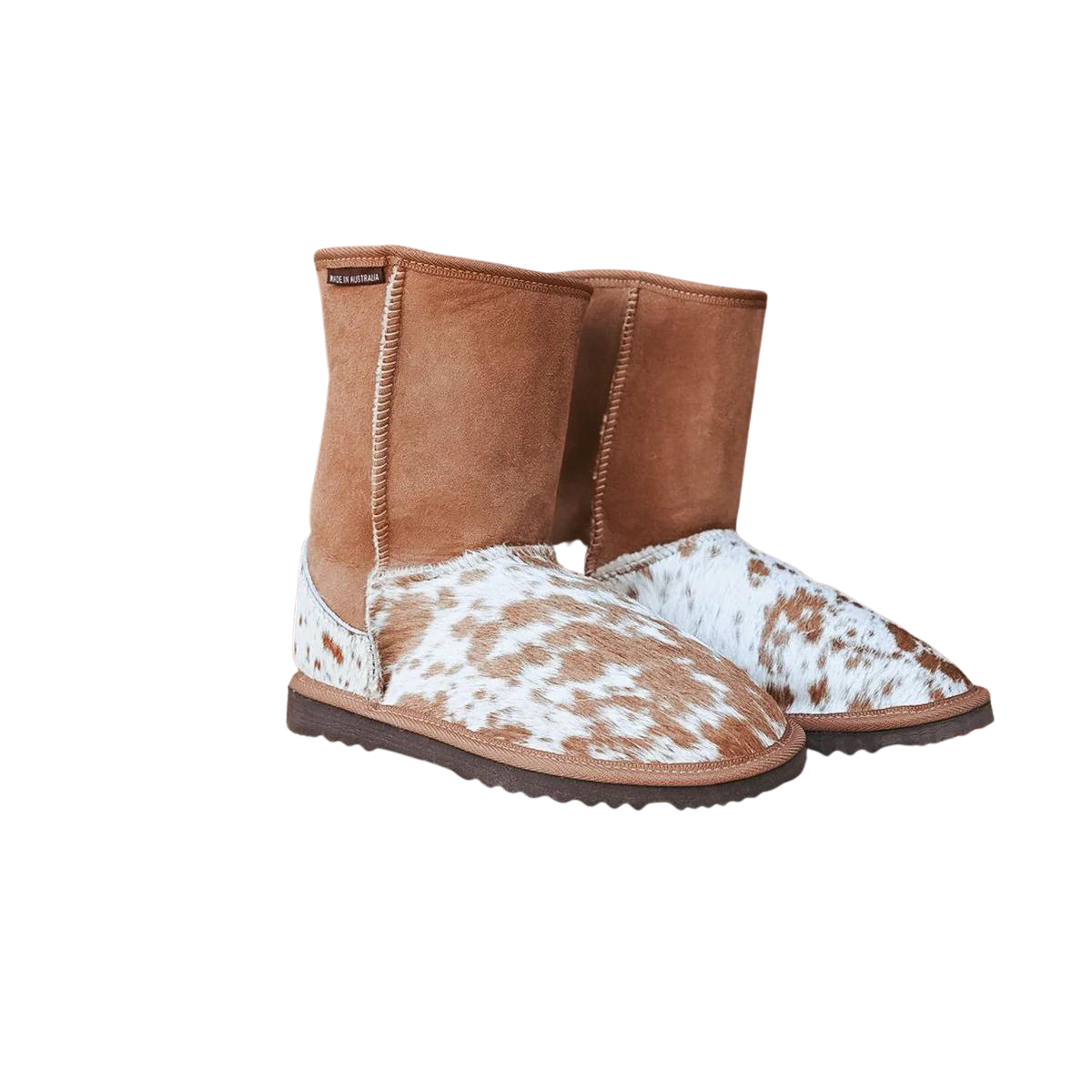 3/4 Classic Ugg Boot - Rawhide Brown and White