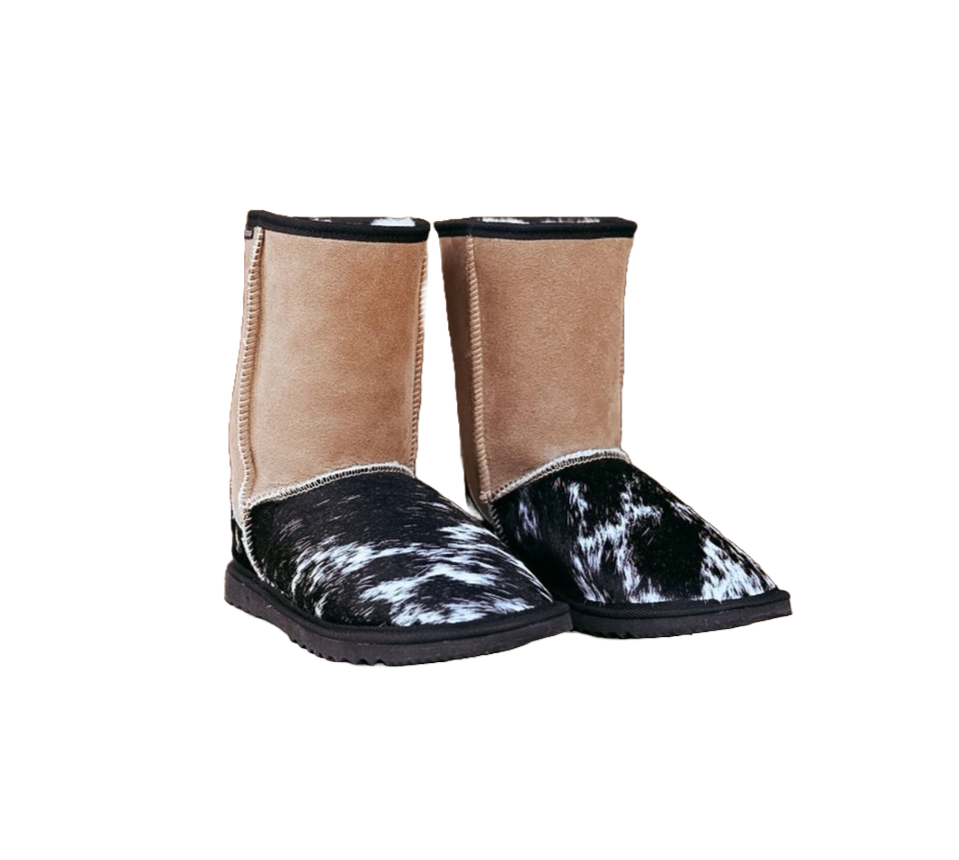 3/4 Classic Ugg Boot - Rawhide Black and White
