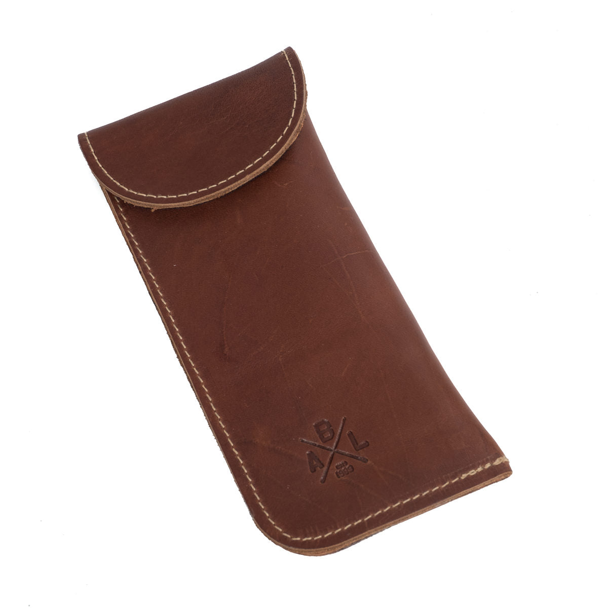 Reading Glasses Case Cover w/ Clip - Small - Aussie Bush Leather