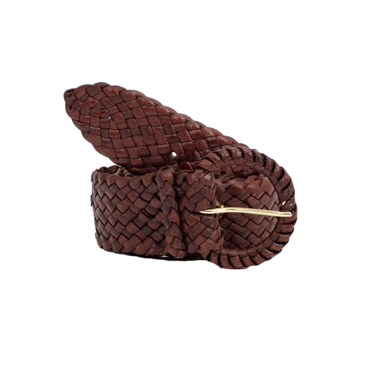Waratah Plaited Belt - Kangaroo Leather - Aussie Bush Leather