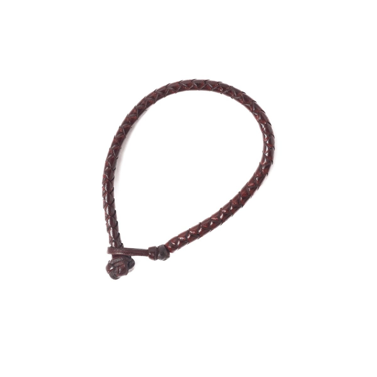 DIY Ring Link Adjustable Leather Bracelet -